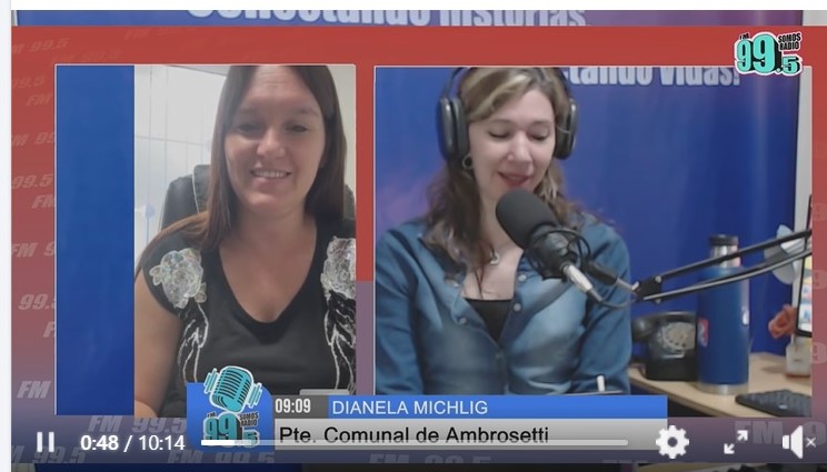 LA PRESIDENTE COMUNAL DE AMBROSETTI DIANELA MICHLIG HIZO UN BALANCE EN EL COMIENZO DE SU TERCERA GESTIÓN