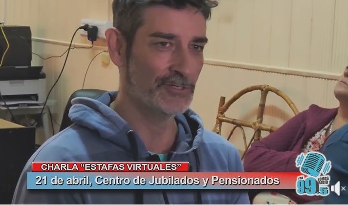 CHARLA SOBRE ESTAFAS VIRTUALES DESTINADA A ADULTOS MAYORES.
