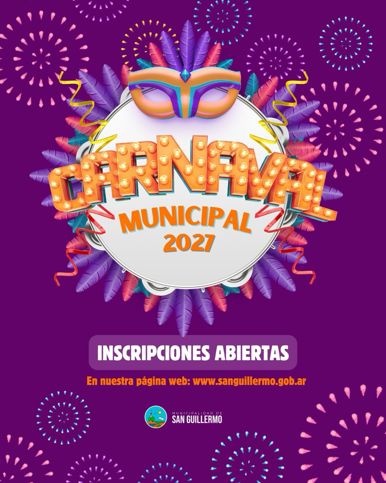 INSCRIPCIONES ABIERTAS CARNAVAL MUNICIPAL