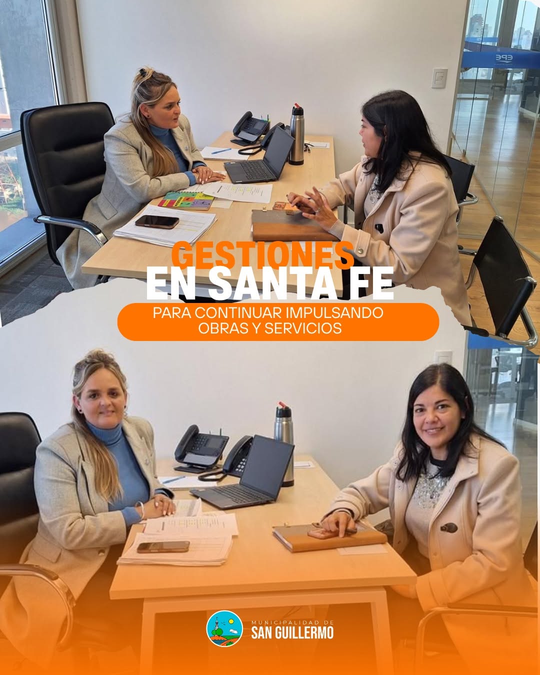 LA INTENDENTE ROMINA LÓPEZ MANTUVO UNA REUNIÓN EN LAS OFICINAS DE LA EPE EN SANTA FE.