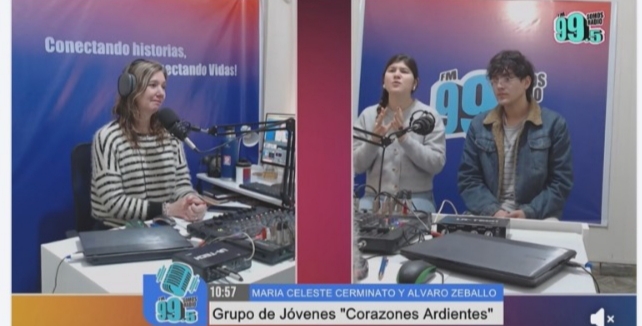 GRUPO DE JÓVENES «CORAZONES ARDIENTES».